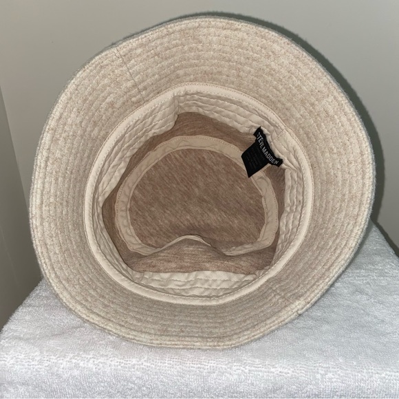 NWT Steve Madden, Cream, Polyester Bucket Hat - One Size - Picture 5 of 6